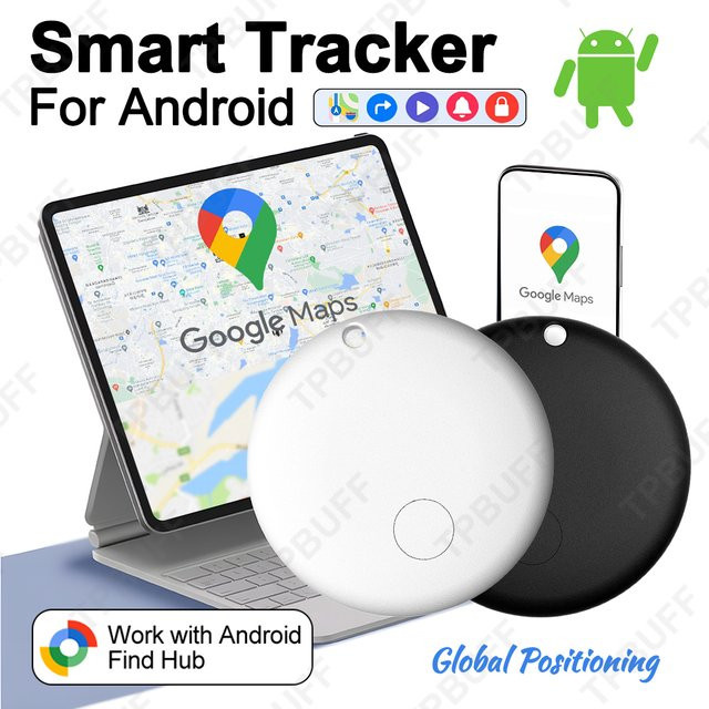 Peocke Mini GPS Tracker White für Android und Google Find My Device zur Sicherheit von Auto und Fahrrad - Bild 1