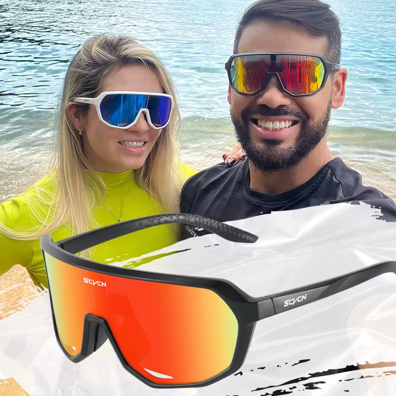 SCVCN Sportsonnenbrille, Vollrand, Unisex - Bild 1