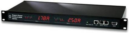 GUDE 8221-1 EPC NET IP-Fernschaltsteckdose mit Strommessung und Ethernet/LAN, Schwarz - Bild 1