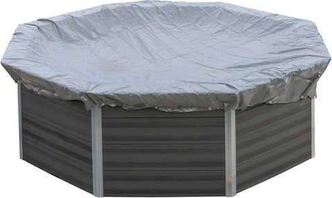 GRE Winterabdeckplane aus PVC in Grau, Breite: 272 cm - Bild 1