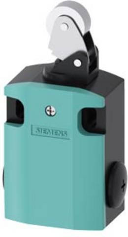 Siemens Positionsschalter 3SE5122-0CE02 mit Rollenhebel aus Edelstahl und Metallhebel in Türkis - Bild 1