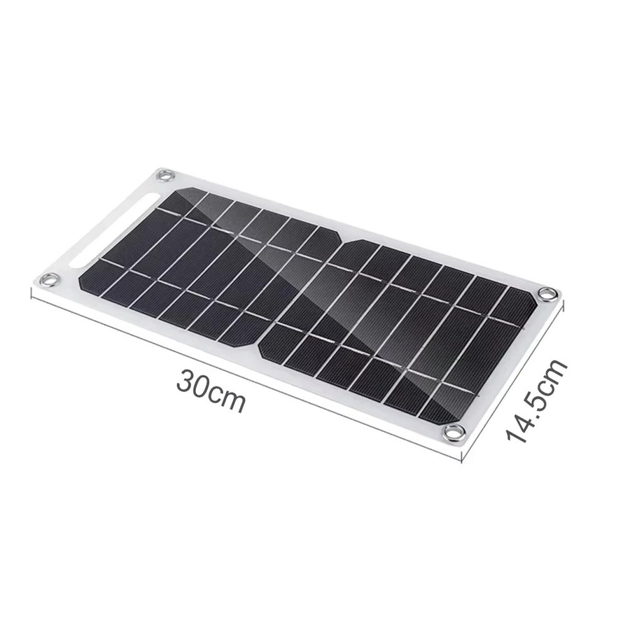 PHONEPACE Flexibles Solar-USB-Ladegerät 5V Photovoltaik-Softpanel in Schwarz für Handy, Ventilator und Powerbank - Bild 2