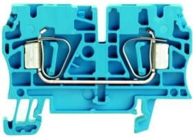 Weidmüller Durchgangsklemme ZDU 4 BL in Blau mit 4 mm² Querschnitt - Bild 1