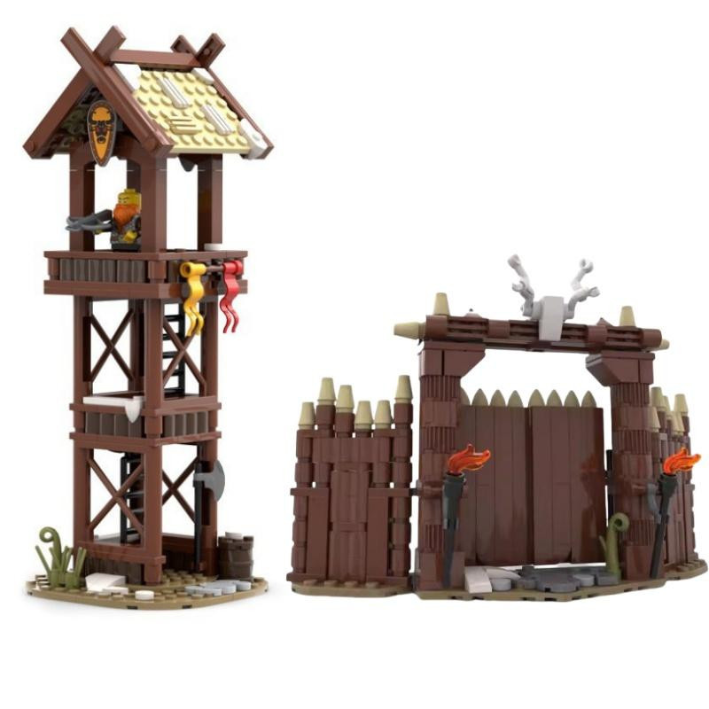 Linyi toy Mittelalterliche Burg Bausteine ab 14 Jahren - Bild 1