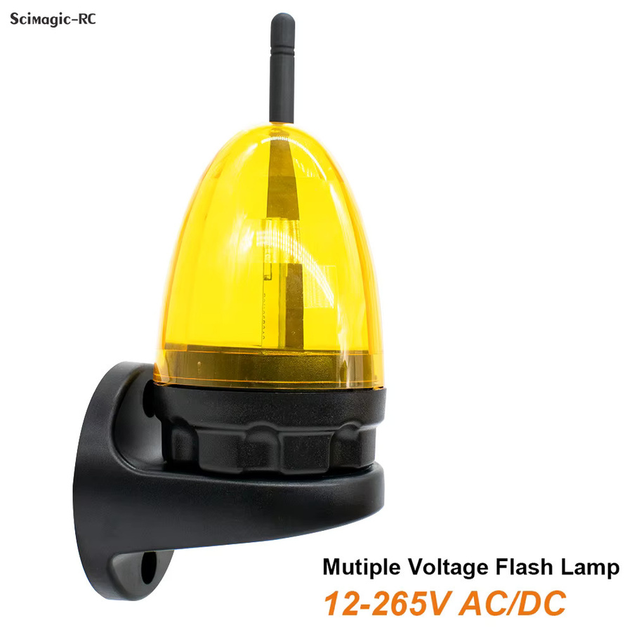 Scimagic-RC LED Signal Warnleuchte für Außenbereich mit Wandhalterung, Grün, 12V-265V - Bild 2
