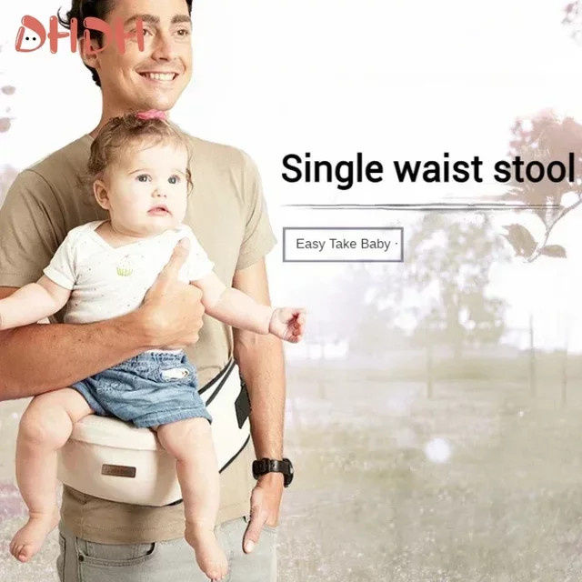 Ergonomische Babytrage mit Hüftsitz und Taillenhocker in Lila für Wanderungen und Reisen - Bild 1