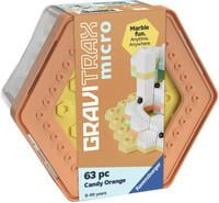 Ravensburger GraviTrax micro Candy Orange Konstruktionsspielzeug mit 63 Teilen in Orange, Gelb und Pink - Bild 1