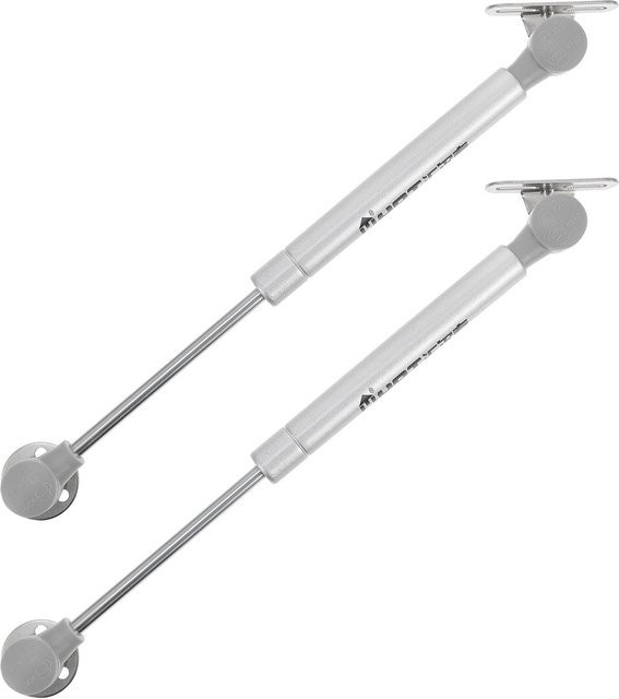 2 Stück Binchi Outdoor Product Küchenschrank-Dämpfer Hydraulische Stützstange Teleskopisch in Silber - Bild 1