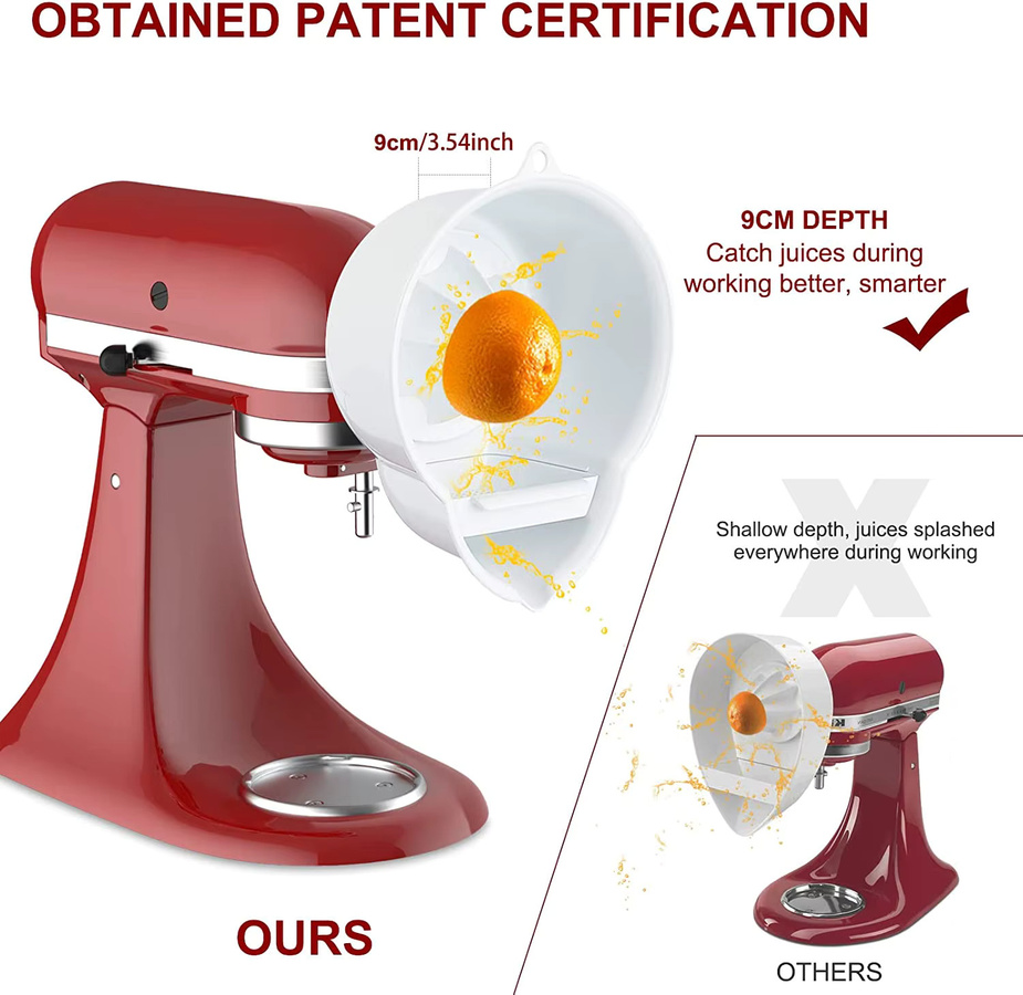 KitchenAid Zitruspresse-Aufsatz und Entsafter für Standmixer in Weiß - Bild 3