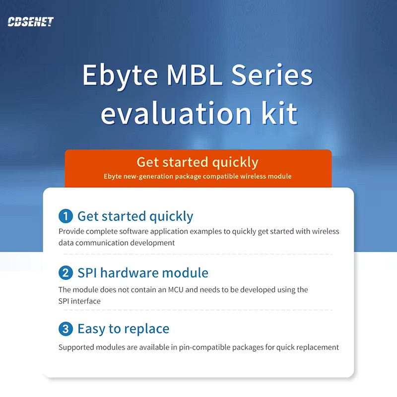 CDSENET Drahtloses USB-Testboard-Kit E49-900MBL-01 mit CMT2300A und E49-900M20S für 868/915MHz - Bild 4