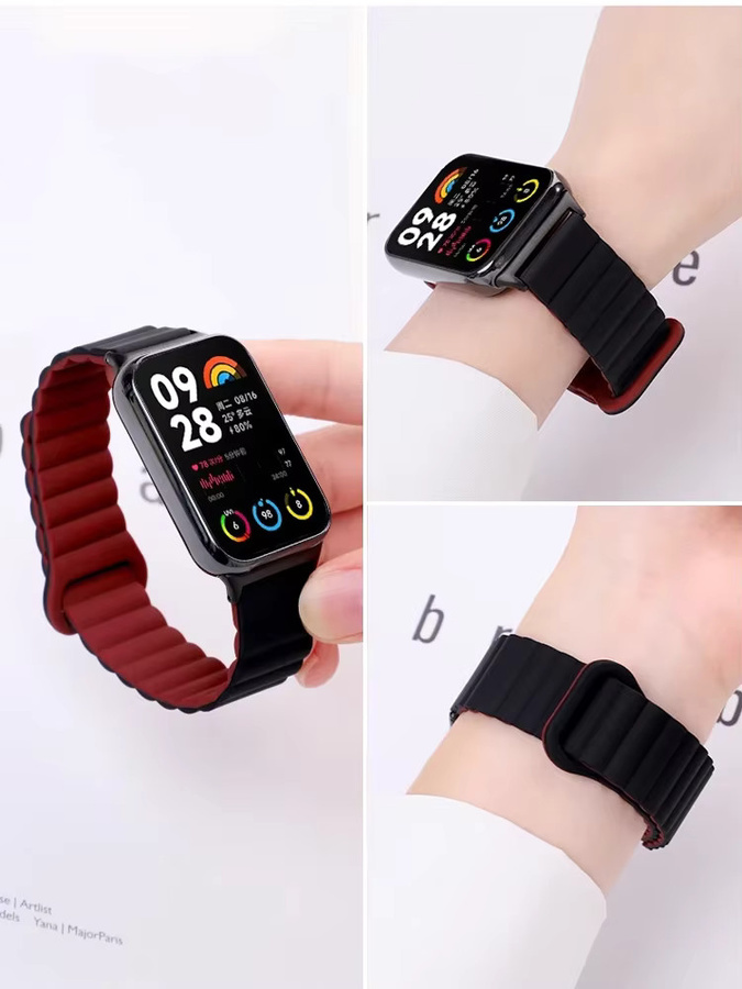 Xiaomi Uhrenarmband, Silikon, Schwarz, Unisex - Bild 2