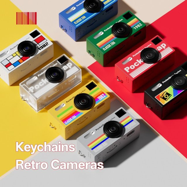 Mazziotta Retro-CCD-Digitalkamera als Schlüsselanhänger mit HD 1080P Videorecorder und Blitzlampe - Bild 1