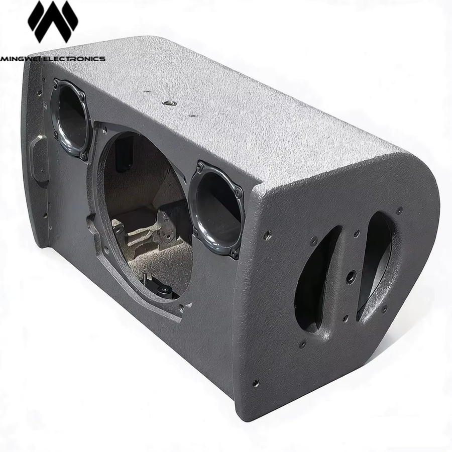Prohsaudio X8 8 Zoll Koaxial-Monitorlautsprecher Leeres Gehäuse mit dunkelbrauner Polyurea-Oberfläche - Bild 3