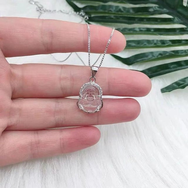 Lucky Star Jewelry Schlüsselbeinkette, 925 Silber, Weißer Chalcedon, Damen - Bild 1