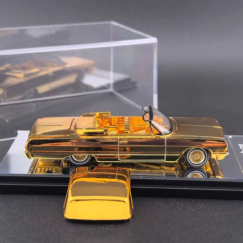 Fine Works Impala West Coast Lowrider Hopping Car, Druckgussmodell, 1:64 - Bild 3
