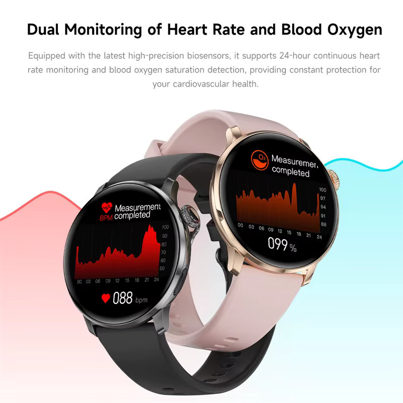MAVHX Smartwatch, Schwarz, Damen, GPS, Herzfrequenz - Bild 4