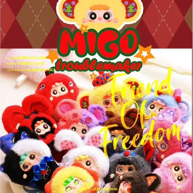 52TOYS Baby Three Migo Little Troublemaker, Blind Box, Plüsch Puppe, Rucksack Anhänger - Bild 1