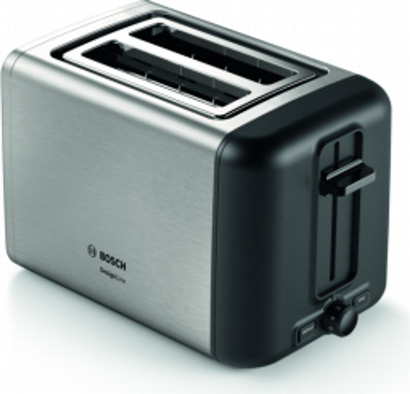 Bosch DesignLine TAT3P420DE Toaster aus Edelstahl in Silber mit Auto-Shutoff-Funktion - Bild 2