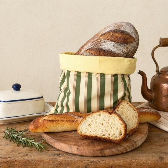 Amusedly Bienenwachs Brotbeutel wiederverwendbar in Beige - Bild 4