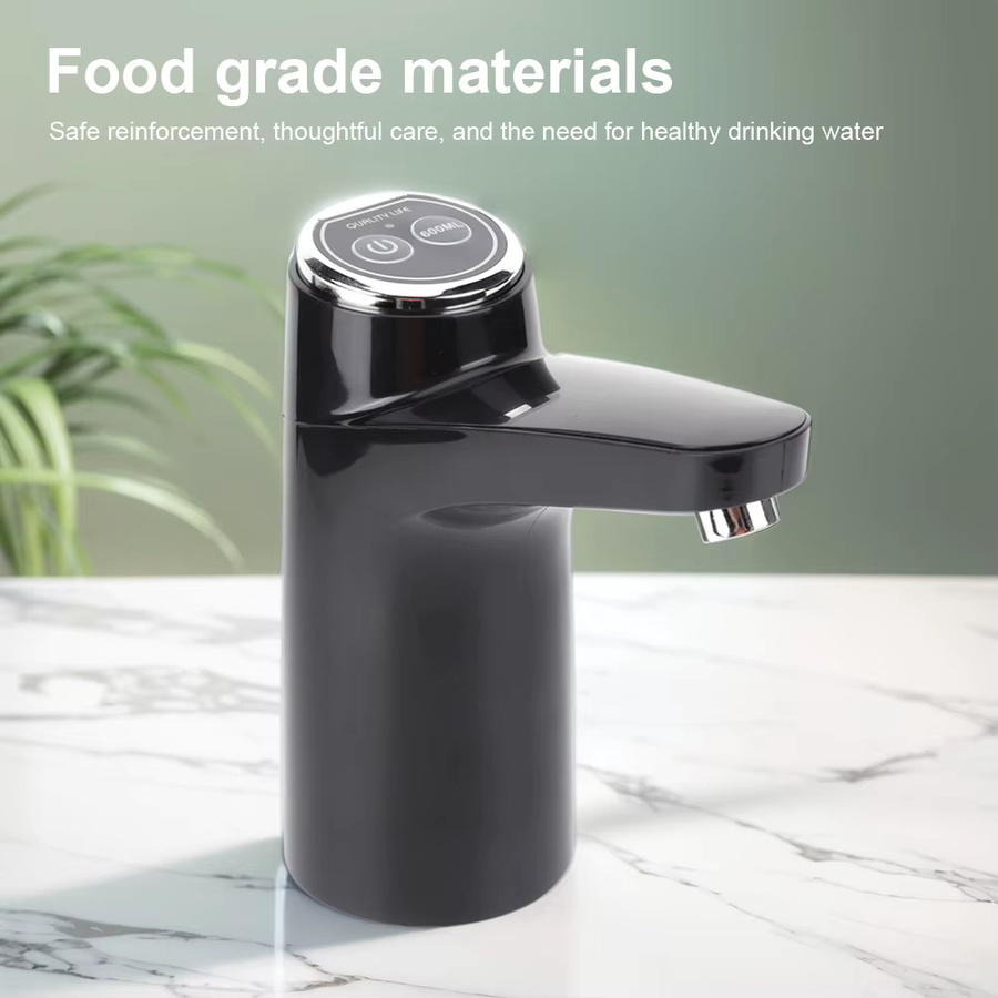Elektrische Wasserpumpe von APWIKOGER, tragbarer USB-aufladbarer Wasserspender in Schwarz aus Kunststoff - Bild 4
