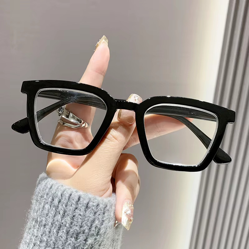 VABBON Lesebrille, quadratisch, Vollrand, Kunststoff, schwarz, Damen, Anti-blau Licht - Bild 2