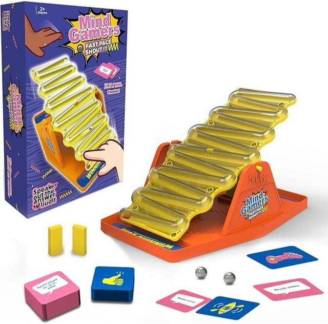 Tilt 'n' Shout Shout Out Trivia, Familienbrettspiel, Partyspiel, ab 6 Jahren - Bild 1