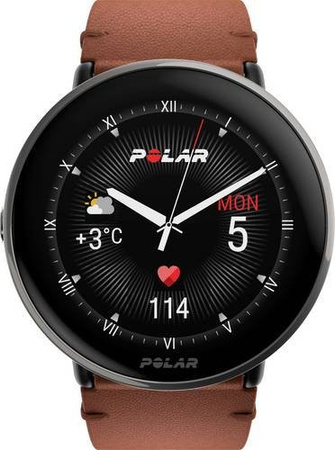 Polar Ignite 3 Sportuhr mit GPS, Herzfrequenzmessung und Schlafanalyse in Braun/Bronze, 43mm