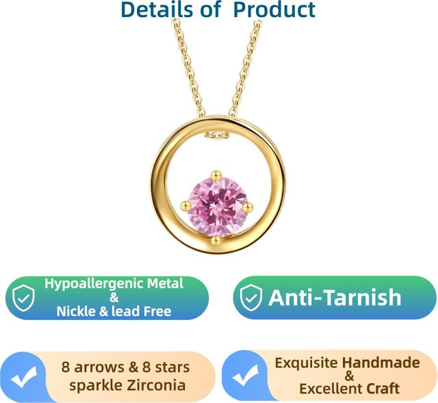 LAMVOICE Halskette, Zirkonia, Gold, Damen - Bild 1