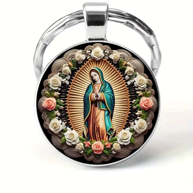 Noter Schlüsselanhänger, Jesus-Symbol, Metall, Unisex - Bild 1