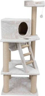 TRIXIE Kratzbaum Marlena in Grau mit Höhle und integriertem Spielzeug, Höhe: 151 cm - Bild 1