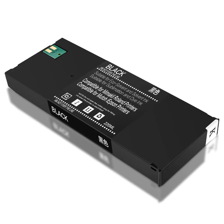 OCBESTJET Tintenpatrone für Roland ECO-UV4 kompatibel mit Roland LEF-10, LEF-12, LEF-20, LEF-200, LEF-300, 6 Farben, inklusive Chip, 220 ml - Bild 3