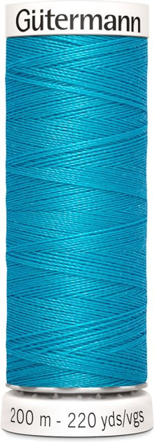 Gütermann Allesnäher Nähgarn Farbe Mittelblau 200 m - Bild 1