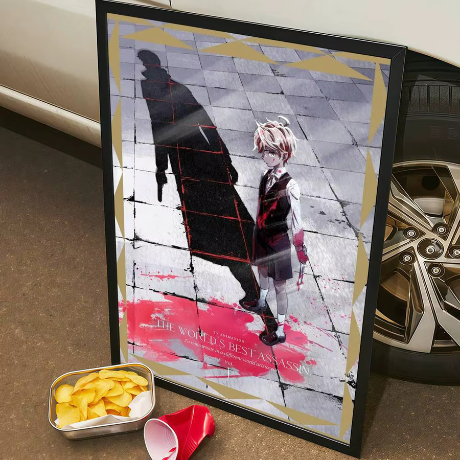 Wasserfester Papieraufkleber im klassischen Filmplakat-Design für Kaffee-Dekor und Kunst-Wandgestaltung - Bild 5