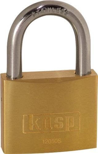 KASP K12050SD Vorhängeschloss aus Messing in Gold mit Schlüssel, 50 mm - Bild 1