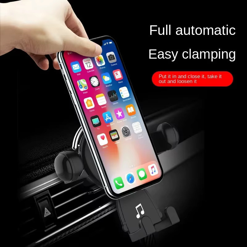 Universelle Auto Handyhalterung für die Lüftung mit Schwerkraft-Mechanismus zur Navigation - Bild 3