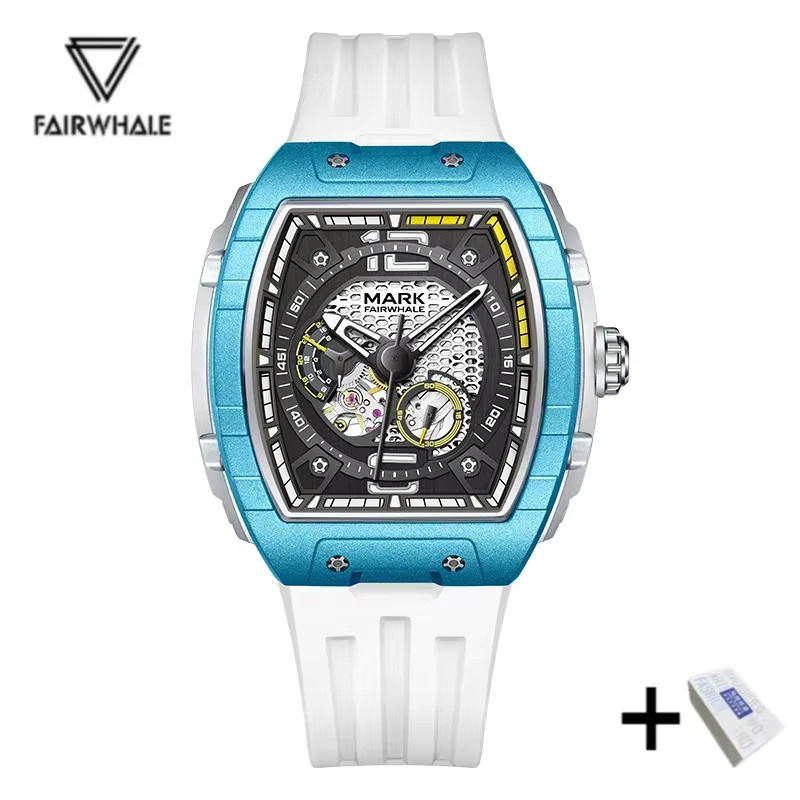 Mark Fairwhale Armbanduhr Automatik, Tonneau, Edelstahl, Herren - Bild 5