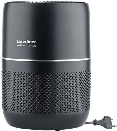 Laserliner AirBreeze 120 Luftreiniger Schwarz mit HEPA H13 Filter und Aktivkohle für bis zu 30 m² - Bild 1