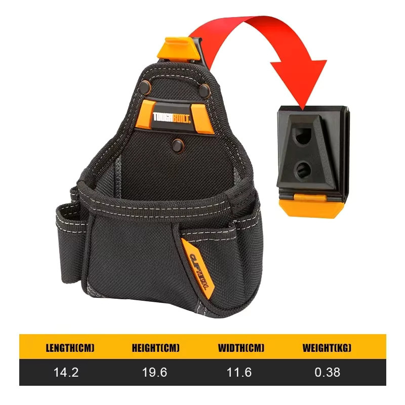TOUGHBUILT TB-CT-25 Multifunktionale Werkzeugtasche für Nagelbandmaße und Mehrzweck-Hüfttasche - Bild 1