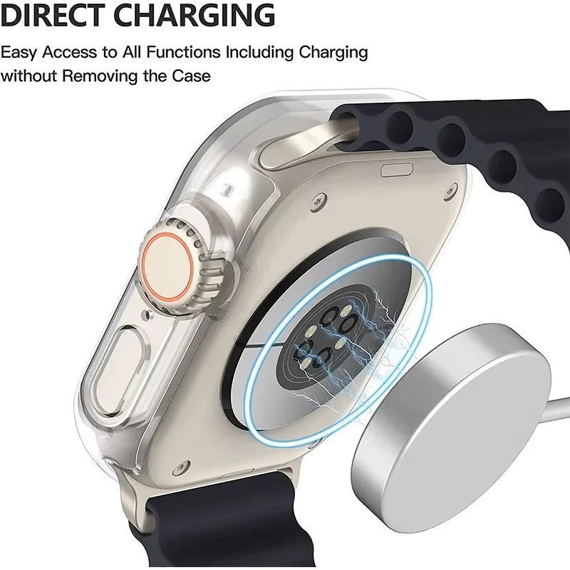 Apple Watch Ultra 2 Zubehör, PC Bumper, Displayschutzfolie, 49 mm - Bild 6