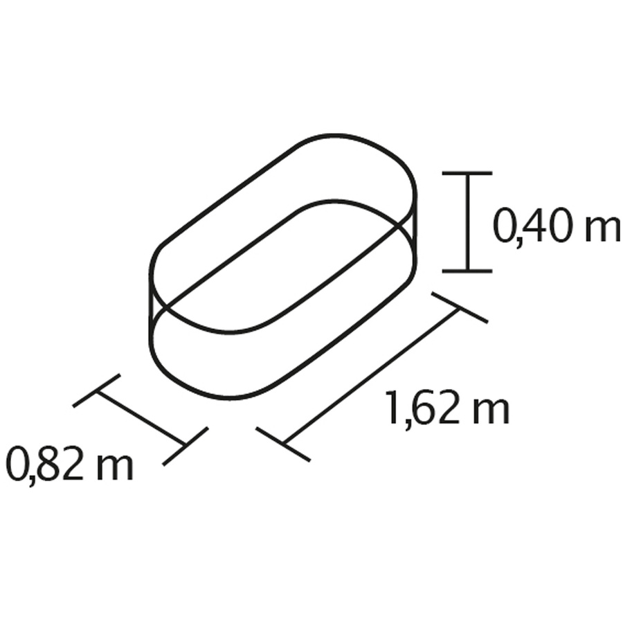 Vitavia Hochbeet Vita 401 BASIC in Zink-Alu-Optik - Bild 2