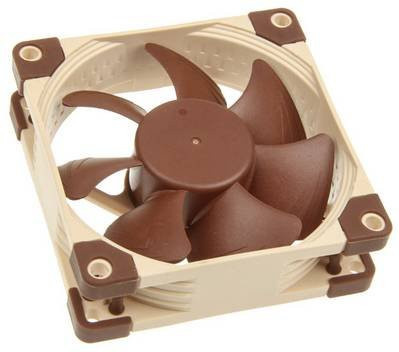 Noctua NF-A8 PWM Gehäuselüfter, Braun, B/H/T: 80 x 80 x 25 mm - Bild 2