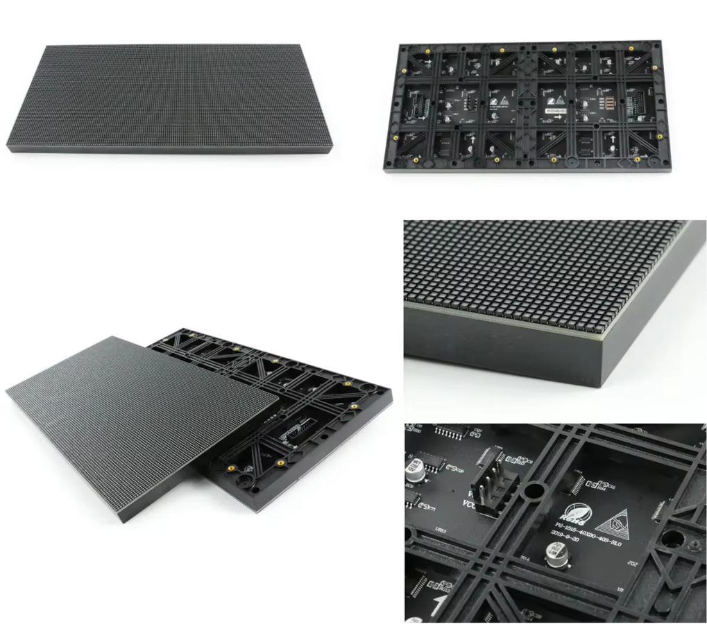 P2 Hochauflösendes LED-Modul für den Innenbereich, Matrix-Vollfarbpanel in Schwarz, 160 x 80 Pixel, B/H: 320 x 160 mm, 3840 Hz, programmierbarer SMD-Bildschirm - Bild 5