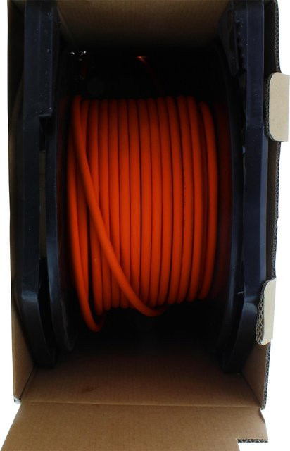 InLine Cat.7a S/FTP Verlegekabel Rohkabel 4x2x0.58 AWG23 1200MHz orange 25 m - Bild 1
