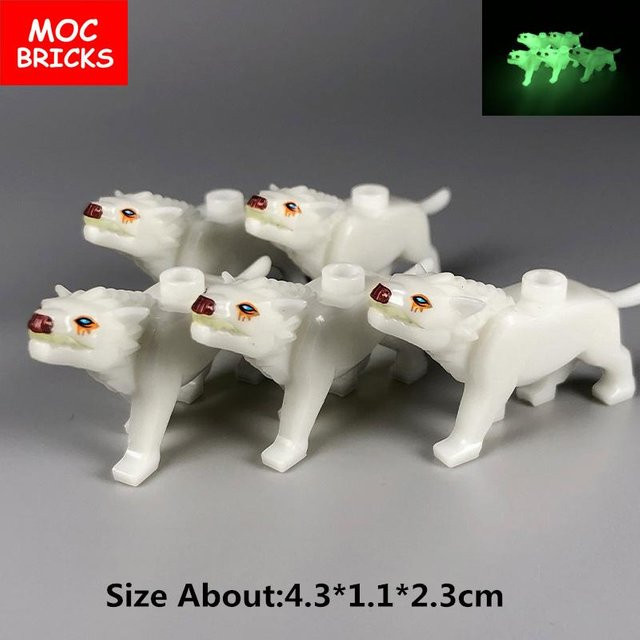 LEGO Leuchtender Geisterwolfkopf, Konstruktionsbausteine, ab 6 Jahren - Bild 1