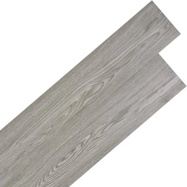 DELUKE Vinylboden PVC-Dielen selbstklebend, wasserfest und rutschfest, Dunkelgrau, 2,51 m² - Bild 1