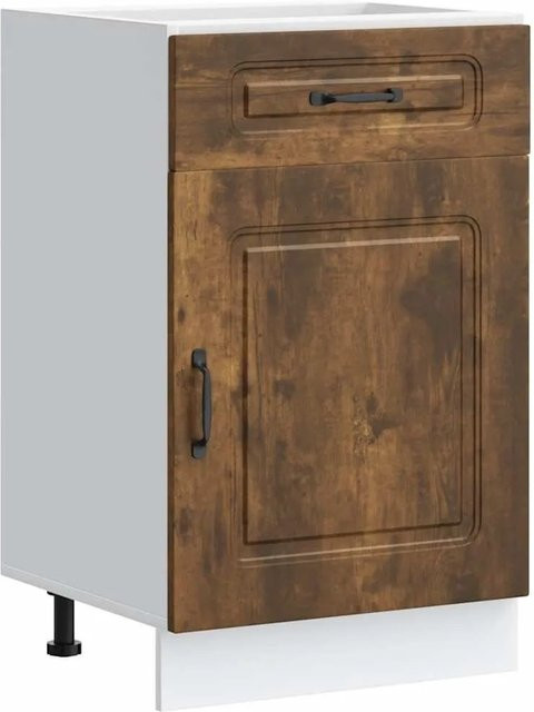 vidaXL Küchenunterschrank Kalmar in Räuchereiche, braun, B/T/H: 60,0 x 50,0 x 81,5 cm - Bild 1