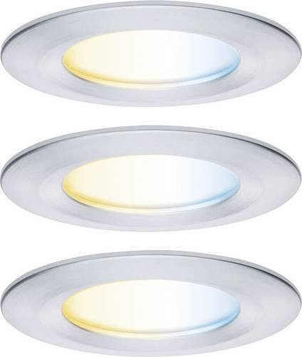Paulmann LED-Einbauleuchte 92444 in Silber, dimmbar, IP44 Feuchtraumgeeignet, Aluminium - Bild 1