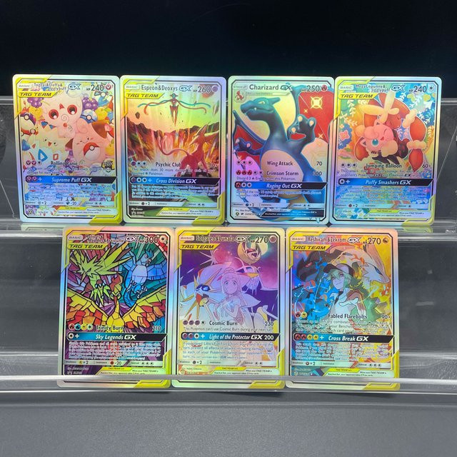 Keeppley Pokémon DIY Anime Regenbogen Seltene Karte, Sammelkarte, Englisch - Bild 1