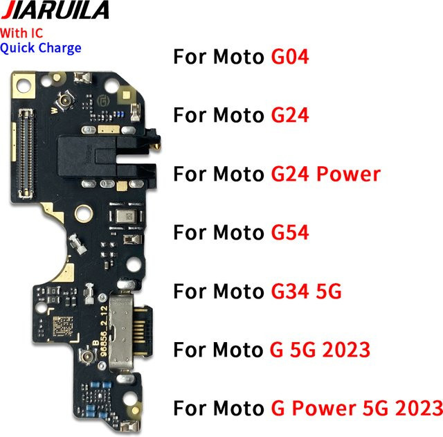 USB-C Ladeport Flex-Kabel als Ersatz-Ladeboard für Motorola Moto G14 G34 G54 G04 G24 Power G84 G75 5G Power 2023 - Bild 1