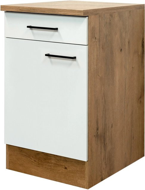 Flex-Well Küchenunterschrank Avila Magnolie matt B/H/T: 50 x 85 x 60 cm - Bild 1